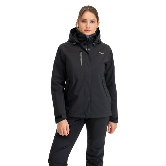 Bergans Flya Insulated Lady Jacket Damen Winterjacke black-solid grey hier im Bergans-Shop günstig online bestellen