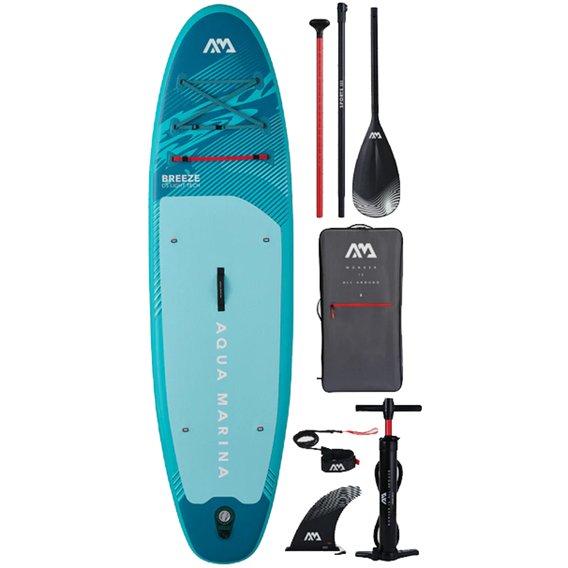 Aqua Marina Breeze 9'10" All Round iSUP aufblasbares Stand Up Paddle Board SUP komplett Set hier im Aqua Marina-Shop günstig onl
