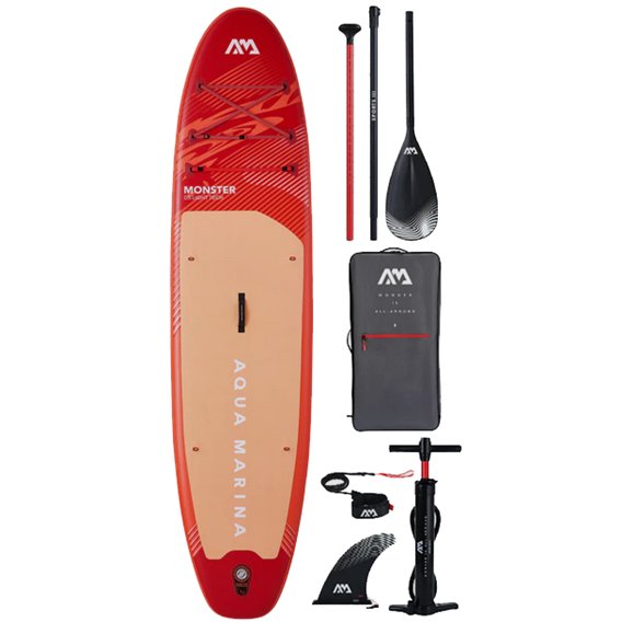 Aqua Marina Monster 12'0" All Round iSUP aufblasbares Stand Up Paddle Board SUP komplett Set hier im Aqua Marina-Shop günstig on