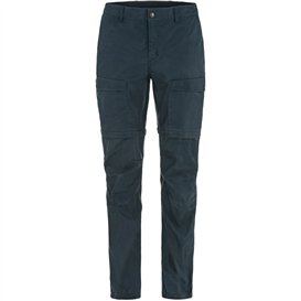 Fjällräven Abisko Hybrid Trail Trousers Zip-off Damen Wanderhose navy hier im Fjällräven-Shop günstig online bestellen