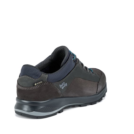 Hanwag Banks Low Lady GTX Damen Wanderschuhe asphalt-ocean hier im Hanwag-Shop günstig online bestellen