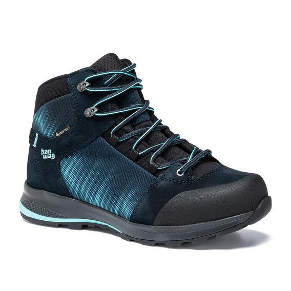 Hanwag Klarsby Bunion Lady GTX Damen Wanderschuhe navy-sky hier im Hanwag-Shop günstig online bestellen