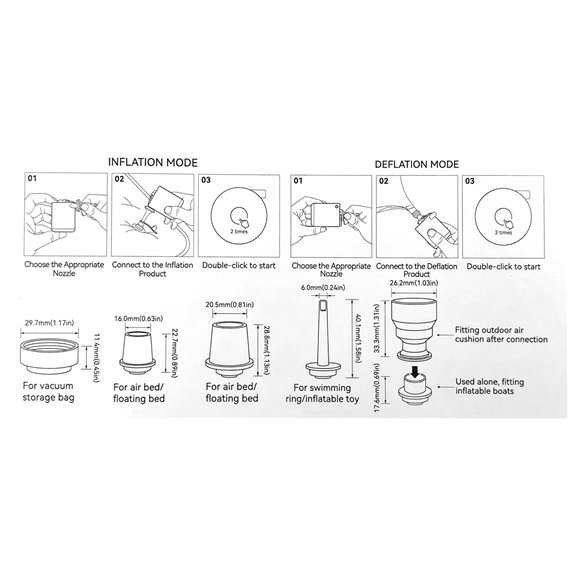 Flextail Tiny Pump 2024 Mini Elektropumpe Pumpe schwarz hier im Flextail-Shop günstig online bestellen