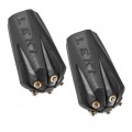 Leki Trekking Silent Spike Pad Gummipuffer mit 5 Spikes für Trekkingstöcke 1 Paar