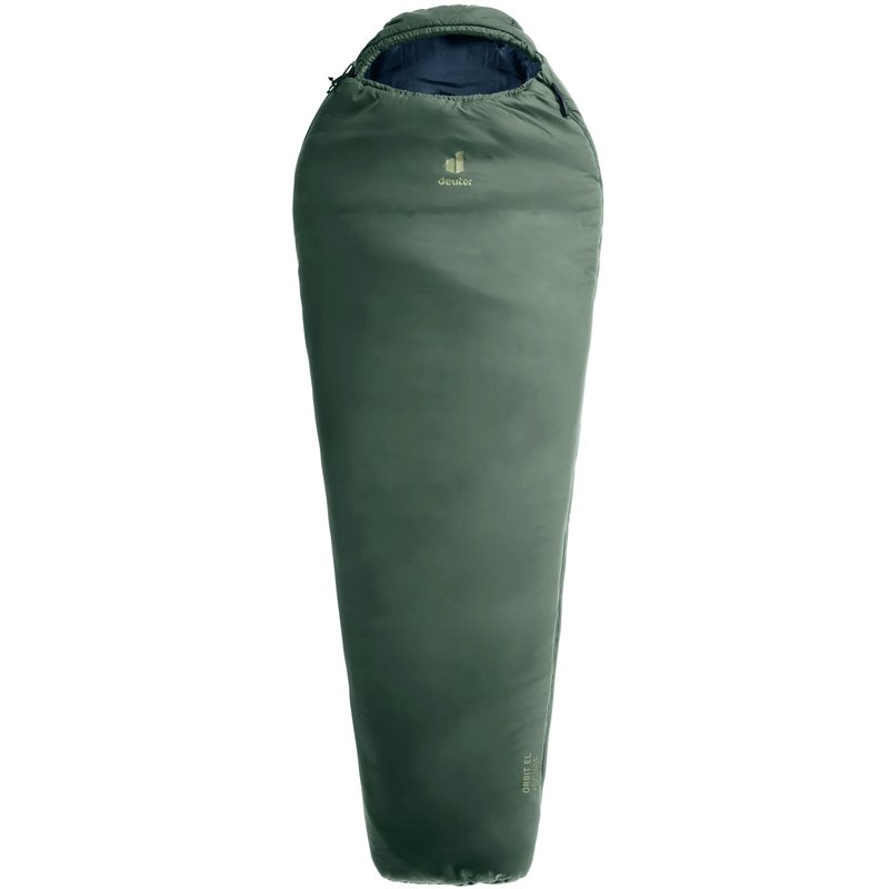 Deuter Orbit EL 5 Grad Kunstfaser Schlafsack RV links ivy-ink hier im Deuter-Shop günstig online bestellen