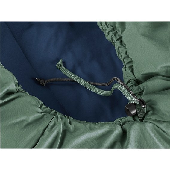Deuter Orbit EL 5 Grad Kunstfaser Schlafsack RV links ivy-ink hier im Deuter-Shop günstig online bestellen