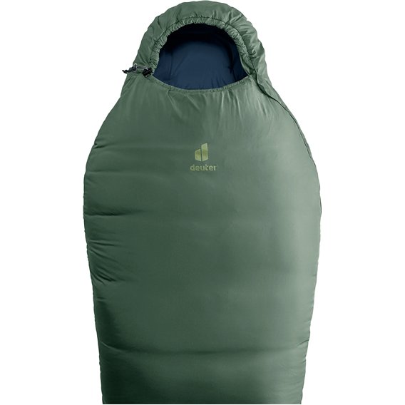 Deuter Orbit SL Damen 0 Grad Kunstfaser Schlafsack RV links ivy-ink hier im Deuter-Shop günstig online bestellen