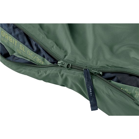 Deuter Orbit SL Damen 0 Grad Kunstfaser Schlafsack RV links ivy-ink hier im Deuter-Shop günstig online bestellen