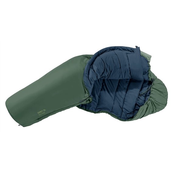 Deuter Orbit SL Damen 0 Grad Kunstfaser Schlafsack RV links ivy-ink hier im Deuter-Shop günstig online bestellen