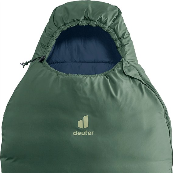 Deuter Orbit EL 0 Grad Kunstfaser Schlafsack RV links ivy-ink hier im Deuter-Shop günstig online bestellen