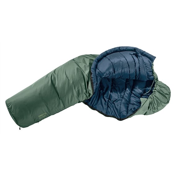 Deuter Orbit EL 0 Grad Kunstfaser Schlafsack RV links ivy-ink hier im Deuter-Shop günstig online bestellen