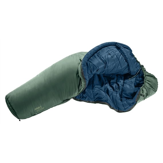 Deuter Orbit -5 Grad RV links Kunstfaser Schlafsack ivy-ink hier im Deuter-Shop günstig online bestellen
