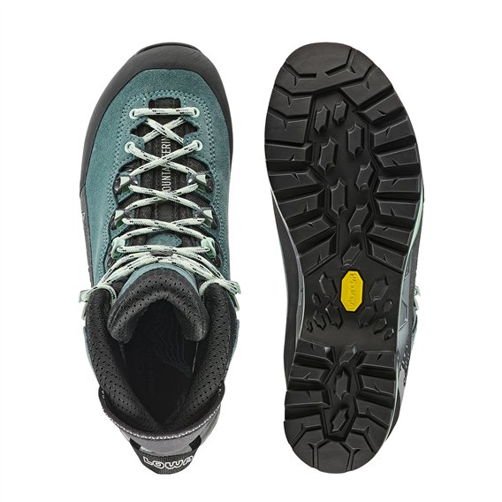 Lowa Cevedale Pro GTX Mid Damen Bergschuhe Wanderschuhe dunkelpetrol