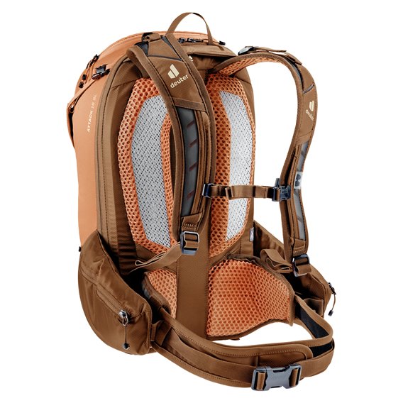 Deuter Attack 18 SL Damen Fahrradrucksack mocha-pecan hier im Deuter-Shop günstig online bestellen