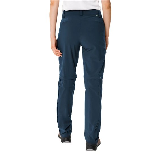 Vaude Farley Stretch Zo T-Zip Pant II Damen Wanderhose dark sea hier im Vaude-Shop günstig online bestellen