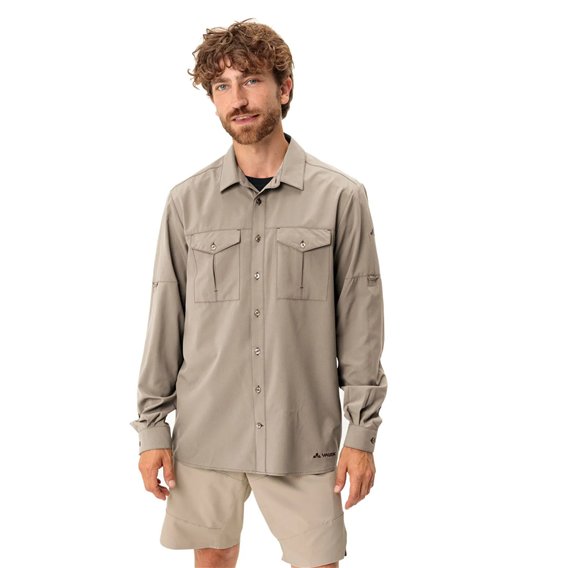 Vaude Rosemoor II LS Shirt Herren Langarmshirt Hemd linen uni hier im Vaude-Shop günstig online bestellen