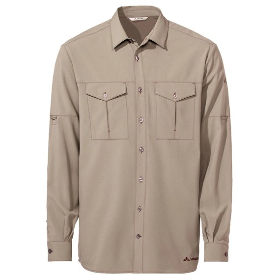 Vaude Rosemoor II LS Shirt Herren Langarmshirt Hemd linen uni hier im Vaude-Shop günstig online bestellen