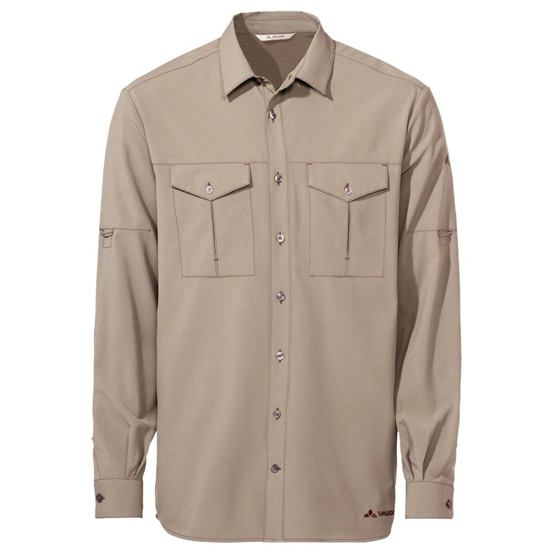 Vaude Rosemoor II LS Shirt Herren Langarmshirt Hemd linen uni hier im Vaude-Shop günstig online bestellen