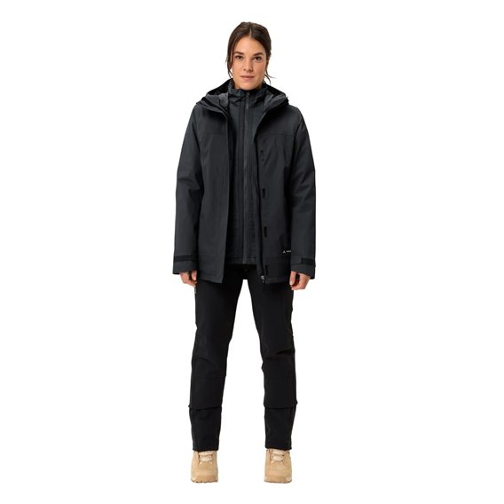 Vaude Neyland 3 in 1 Jacket Damen Winterjacke Doppeljacke black hier im Vaude-Shop günstig online bestellen