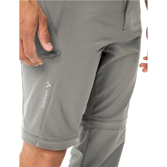 Vaude Farley Stretch Zo Pants II Herren Zip-Off Wanderhose stone grey hier im Vaude-Shop günstig online bestellen