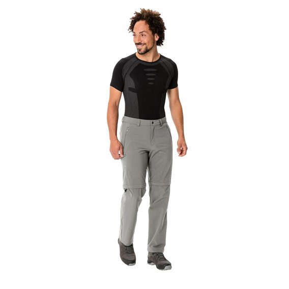 Vaude Farley Stretch Zo Pants II Herren Zip-Off Wanderhose stone grey hier im Vaude-Shop günstig online bestellen