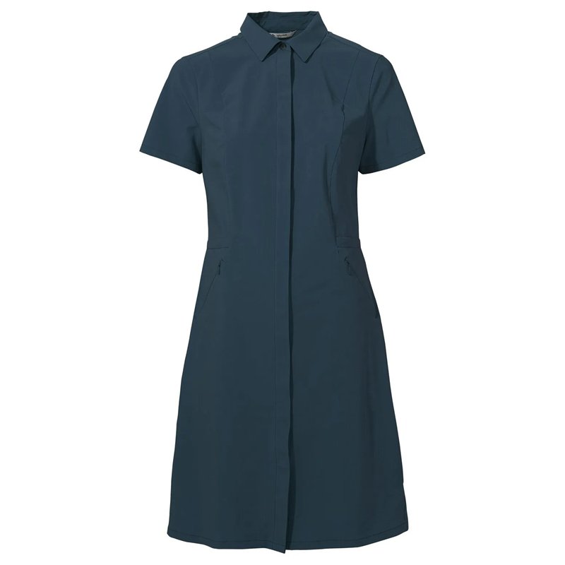 Vaude Farley Stretch Dress Damen Kleid Sommerkleid dark sea hier im Vaude-Shop günstig online bestellen