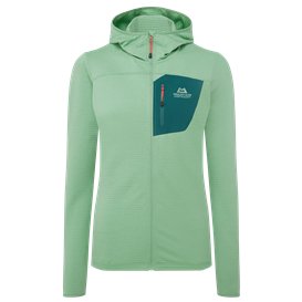 Mountain Equipment Lumiko Hooded Jacket Damen Fleecejacke lichen green-dark teal
