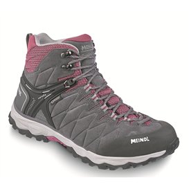 Meindl Mondello Lady Mid GTX Damen Comfort Fit Wanderschuhe anthrazit-brombeer