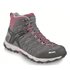Meindl Mondello Lady Mid GTX Damen Comfort Fit Wanderschuhe anthrazit-brombeer