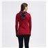 Aclima WarmWool Hoodsweater Zip Damen Merino Unterwäsche fig-red dahlia hier im Aclima-Shop günstig online bestellen