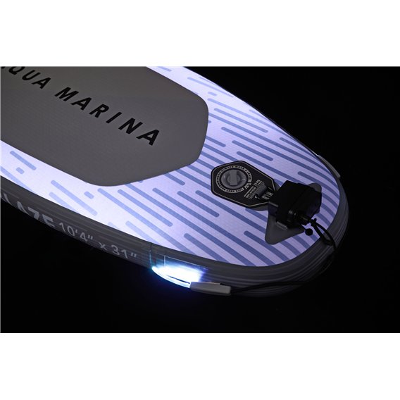 Aqua Marina Blaze iSUP 10'4" aufblasbares Stand Up Paddle Board mit Beleuchtungssystem