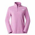 The North Face Glacier Fleece 1/4 Zip Pullover Damen Fleecepullover hushed lavender