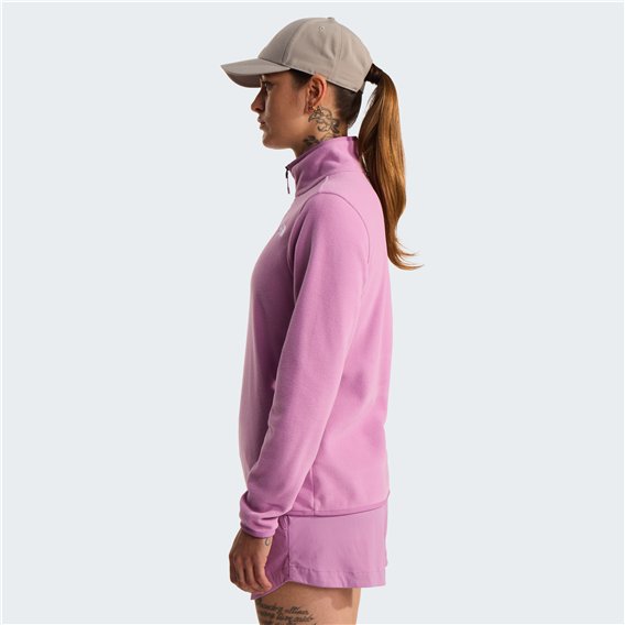 The North Face Glacier Fleece 1/4 Zip Pullover Damen Fleecepullover hushed lavender hier im The North Face-Shop günstig online b