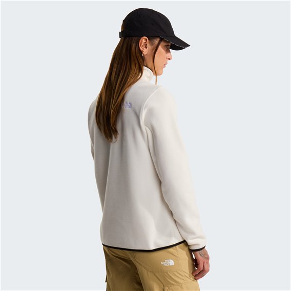 The North Face Glacier Fleece 1/4 Zip Pullover Damen Fleecepullover white dune hier im The North Face-Shop günstig online bestel