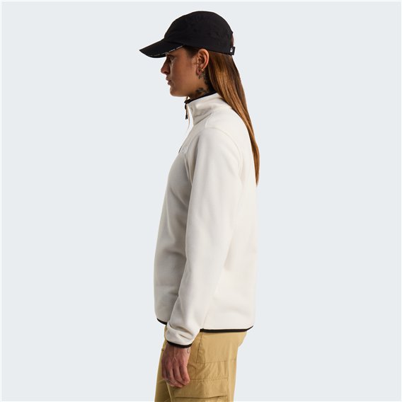 The North Face Glacier Fleece 1/4 Zip Pullover Damen Fleecepullover white dune hier im The North Face-Shop günstig online bestel