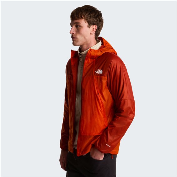 The North Face Ridgelite Futurefleece Wind Jacket Herren Windbreaker lava red-iron clay