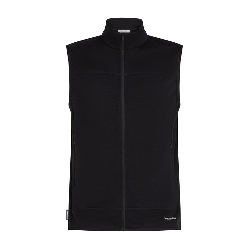 Icebreaker Merino 300 Descender Vest Weste Herren black hier im Icebreaker-Shop günstig online bestellen