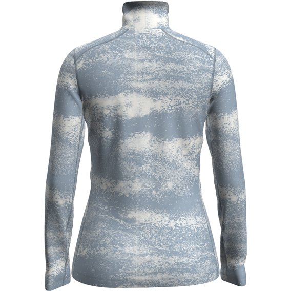 Icebreaker Merino 260 Vertex Longsleeve Half Zip Chillwave Langarmshirt Damen snow-zinc blue hier im Icebreaker-Shop günstig onl