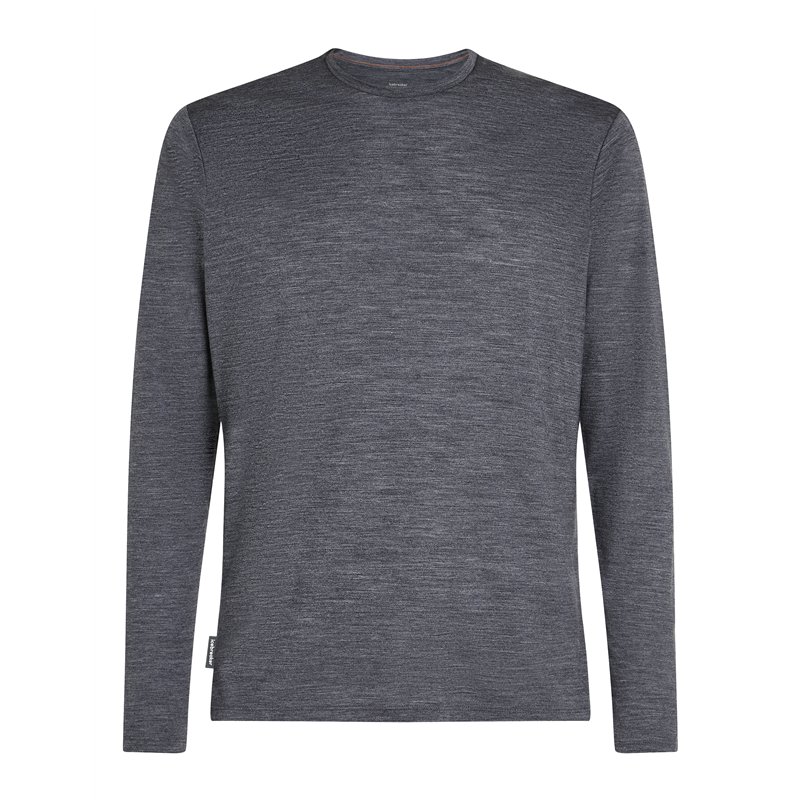 Icebreaker Merino Sphere III Longsleeve Tee Langarmshirt Herren midnight heather hier im Icebreaker-Shop günstig online bestelle