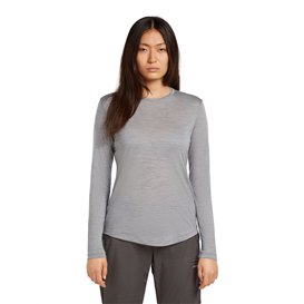 Icebreaker Merino Sphere III Longsleeve Tee Langarmshirt Damen metro heather hier im Icebreaker-Shop günstig online bestellen