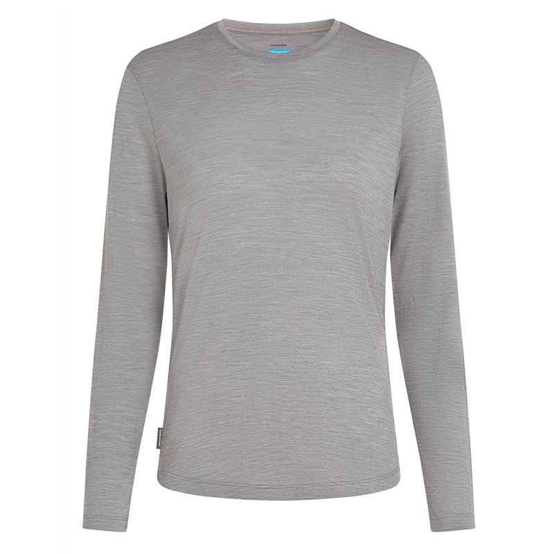 Icebreaker Merino Sphere III Longsleeve Tee Langarmshirt Damen metro heather hier im Icebreaker-Shop günstig online bestellen Icebreaker Merino Sphere III Longsleeve Tee Langarmshirt Damen metro heather hier im Icebreaker-Shop günstig online bestellen