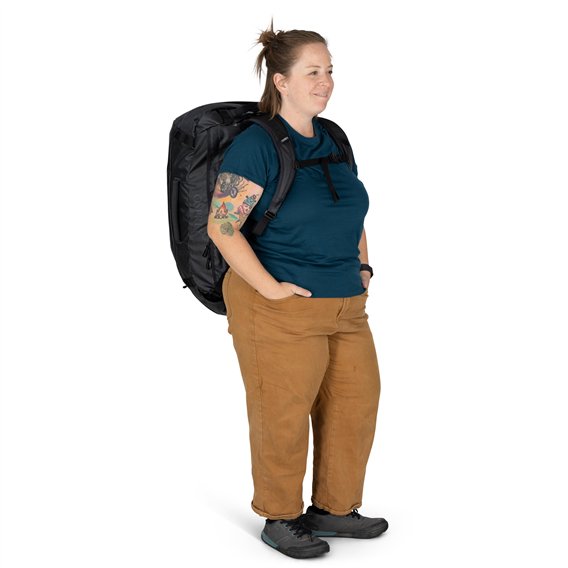 Osprey Transporter 65 Rucksack Reisetasche raven black black hier im Osprey-Shop günstig online bestellen