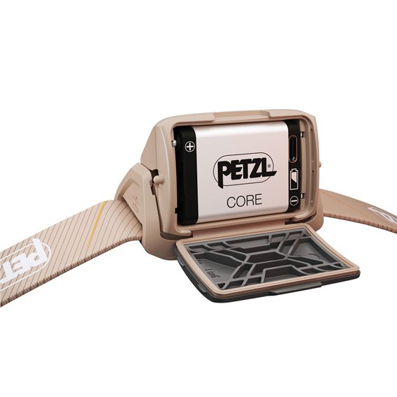 Petzl Tikka Core 450 Lumen Helmlampe Stirnlampe braun hier im Petzl-Shop günstig online bestellen