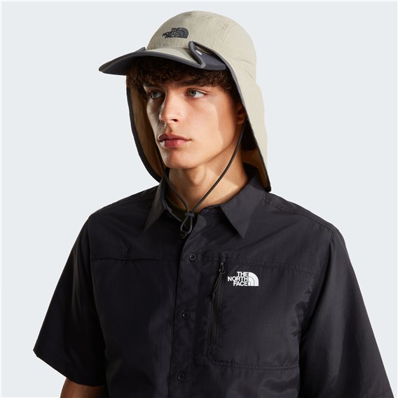 The North Face Class V Convertible Sunshield Herren Hut mit Nackenschutz stone slab hier im The North Face-Shop günstig online b