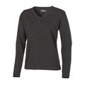 Ivanhoe PD V-neck Damen Pullover Langarmshirt graphite marl