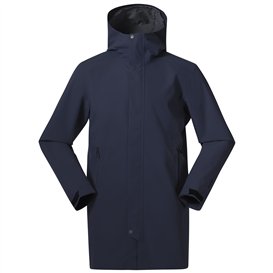 Bergans Oslo 2L Shell Coat Herren Hardshell Mantel Regenmantel black-black