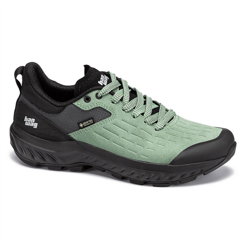 Hanwag Kaduro Low Lady GTX Damen Wanderschuhe mint-black hier im Hanwag-Shop günstig online bestellen