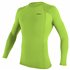ONeill Basic Skins Longsleeve Rash Guard Herren lime