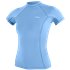 ONeill Basic Skins Shortsleeve Rash Guard Damen blau