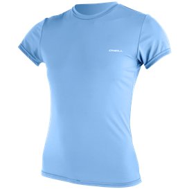ONeill Basic Skins Shortsleeve Sun Shirt Damen T-Shirt blau hier im ONeill-Shop günstig online bestellen